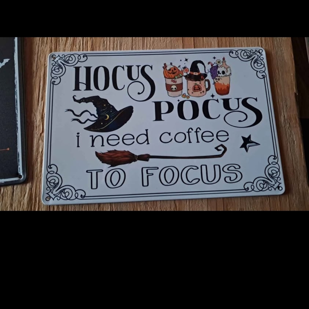 Hocus Pocus Coffee Sign